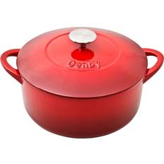 Denby Pomegranate Cast Iron Round med lock 4 L 24 cm