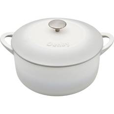 Kasseroller & Stegepander Denby Natural Canvas Cast Iron Round med låg 26cm