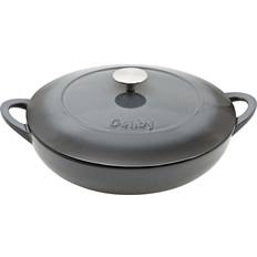 Støpejernstopp Traktørpanner Denby Halo Cast Iron med lock 3.8 L 30 cm