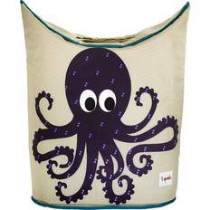 Beige Skittentøyskurver 3 Sprouts Octopus Laundry Hamper