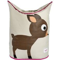 Beige Skittentøyskurver 3 Sprouts Deer Laundry Hamper