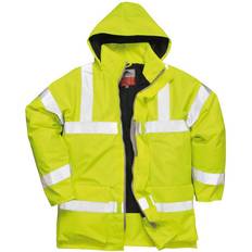 Portwest Bizflame Regen Hi-Vis Ademende en Antistatisch FR Jack maat Large, Yellow