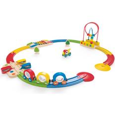 Metal Train Track Set Hape Sights & Sounds Railway Set