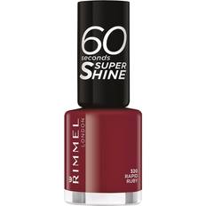 Rimmel 60 Seconds Super Shine Nail Polish #320 Rapid Ruby 8ml