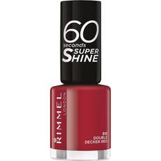 Nail Products Rimmel 60 Seconds Super Shine Nail Polish Double Decker Red 8ml