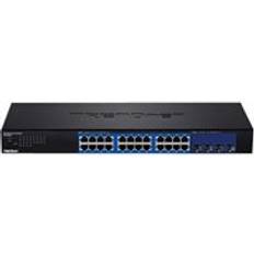 Interrupteurs Trendnet TPE-30284 24 x 1000 MB With 24 x Gigabit Ports and 4 x 10G SFP+ 370 W