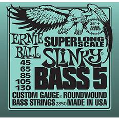 Accessoires Musicaux Ernie Ball 2850 Slinky Nickel Wound Super Long Scale 5-String Electric