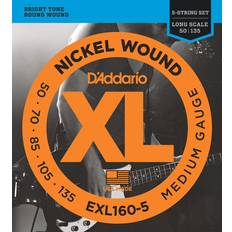 D'Addario EXL160-5 Corde Basso 5 Corde