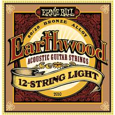 Accessori Musicali Ernie Ball Earthwood Light 12-String 80/20 Bronze, Corde per chitarra acustica a 12 corde, diametro 9-46