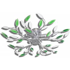 vidaXL With Green & White Acrylic Sheet 5 Taklampa