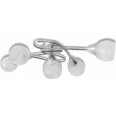 vidaXL With 5 Glass Globes Ceiling Lamp
