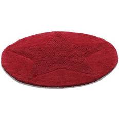 Rouge Tapis de bain Etol Star Rouge 55cm