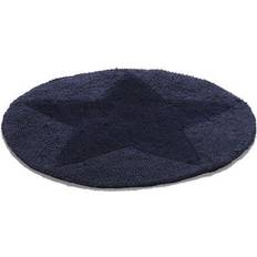 Blue Bath Mats Etol Star Blue 55cm