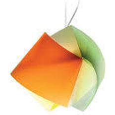 Orange Lustres Slamp Gemmy Dafne Suspension Blanc Lustre 42cm