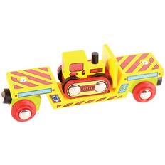 Toy Vehicle Accessories Bigjigs Bulldozer Low Loader