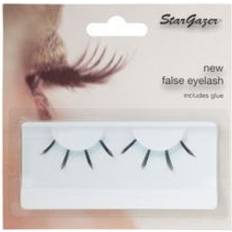 Stargazer Feathered False Eye Lashes #42 Black & Light Blue