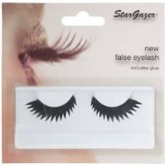 Feathered False Eye Lashes #52 Black Jagged Edge