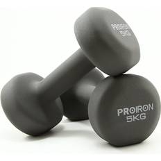 5 kg - Hantelsets Hanteln Proiron Neoprene Dumbbells 2x5kg