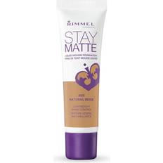 Rimmel Foundations Rimmel Stay Matte Liquid Mousse Foundation #400 Natural Beige