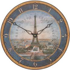 Roger Lascelles Tour Eiffel Wall Clock 36cm