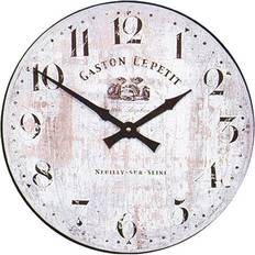 Pink Wall Clocks Roger Lascelles French Baker's Wall Clock 36cm