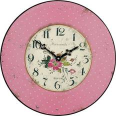 Pink Wall Clocks Roger Lascelles Polka Dot Wall Clock 36cm