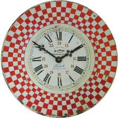 Roger Lascelles French Tin Marseille Wall Clock 36cm