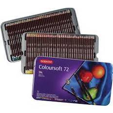 Derwent 72 Derwent Coloursoft Pencils Tin of 72