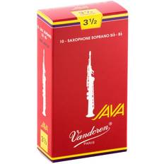 Red Mouthpieces for Wind Instruments Vandoren Java Filed - Red Cut Soprano 3.5