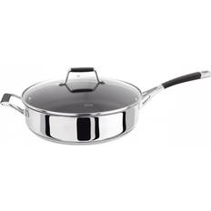 Induction Saute Pans Stellar Induction Non Stick with Helper Handle with lid 28 cm