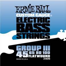 Ernie Ball 2806 Group 3 Flats Flatwound Electric Bass 45-100