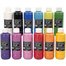 Blue Textile Paint Textile Solid Opaque 12x250ml