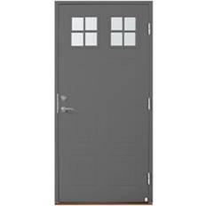 Leksandsdörren Kullsbjörken Ytterdörr Klarglas S 6000-N V (100x200cm)
