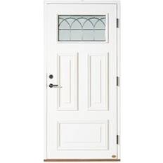 Leksandsdörren Karlsvarvet Ytterdörr Maskinantikt glas S 0502-Y H (90x200cm)