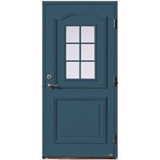 Leksandsdörren Sollerö Ytterdörr Cotswoldglas S 6020-B V (100x200cm)