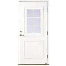 Leksandsdörren Hjortnäs Ytterdörr Cotswoldglas S 0502-Y H (90x200cm)