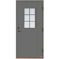 Leksandsdörren Insjön Ytterdörr Cotswoldglas S 6000-N V (100x200cm)