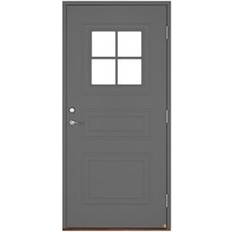 Leksandsdörren Rosen Ytterdörr Klarglas S 6000-N V (90x210cm)