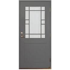 Leksandsdörren Källberget Ytterdörr Klarglas S 6000-N H (100x200cm)