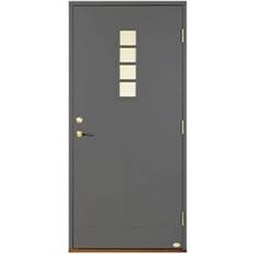 Leksandsdörren Noret Ytterdörr Klarglas S 6000-N V (90x210cm)