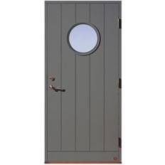 Leksandsdörren Insjön Ytterdörr Klarglas S 6000-N V (90x200cm)