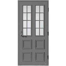 Leksandsdörren Glasmästeri Ytterdörr Klarglas S 6000-N V (100x210cm)