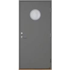Leksandsdörren Lugnet Ytterdörr Klarglas S 6000-N V (100x210cm)