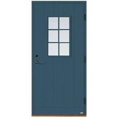 Leksandsdörren Insjön Ytterdörr Cotswoldglas S 6020-B V (100x210cm)