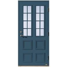 Leksandsdörren Glasmästeri Ytterdörr Klarglas S 6020-B V (90x200cm)