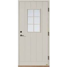 Leksandsdörren Insjön Ytterdörr Cotswoldglas S 0502-Y50R V (100x210cm)