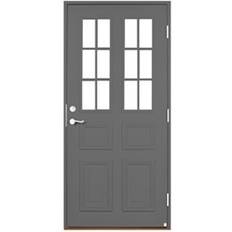Leksandsdörren Edshult Ytterdörr Klarglas S 6000-N H (90x210cm)