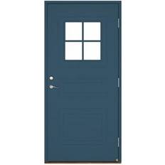 Leksandsdörren Rosen Ytterdörr Klarglas S 6020-B V (90x200cm)