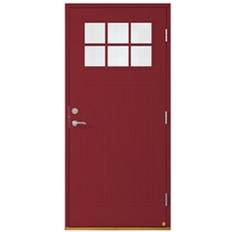 Leksandsdörren Västannor Ytterdörr Klarglas S 4050-R H (100x200cm)
