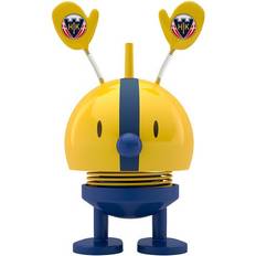 Gul Brugskunst Hoptimist Baby Hobro IK Supporter Dekorationsfigur 9.5cm